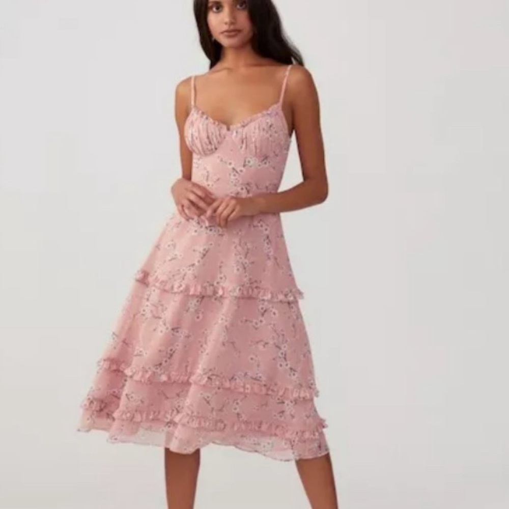 NWT Fame & Partners Cherry Bloom Dress | Size 10 | Coquette Vibes